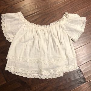 Off shoulder top, size L, bought at Nordstrom